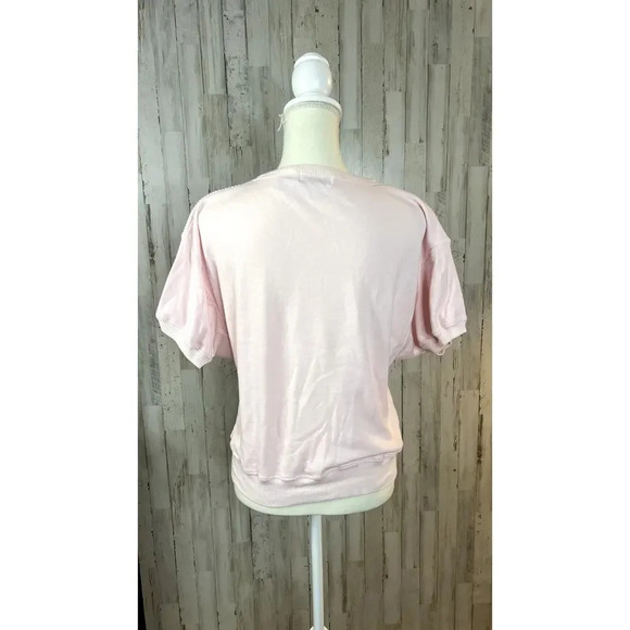 Vintage Colter Bay‎ Women's XL Vintage Pink Henley Button-Up Short Sleeve Top - Picture 6 of 8
